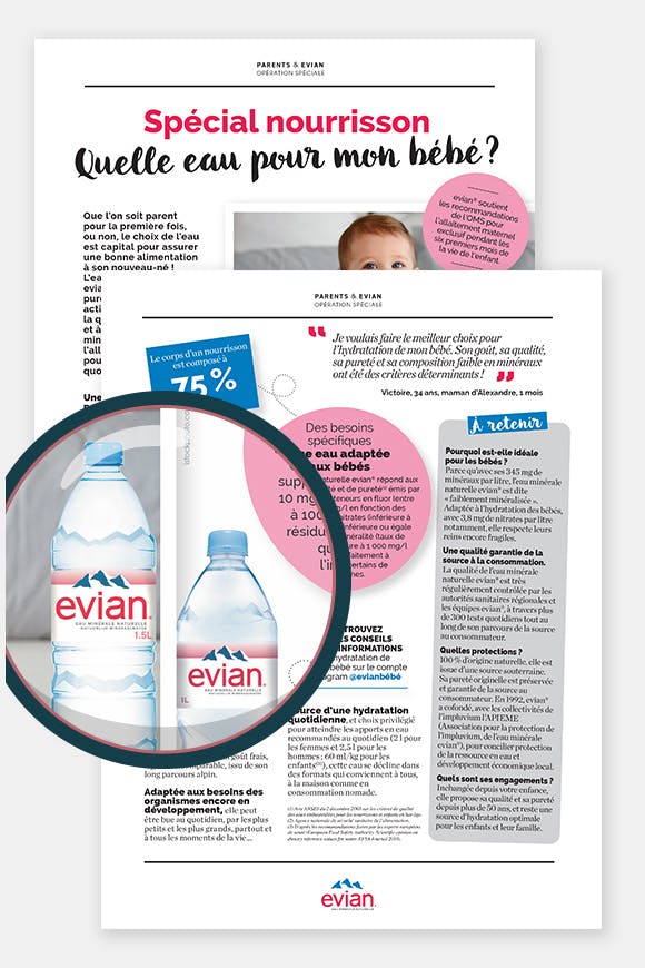 Protegeons La A Sa Source Avec Evian Uni Medias